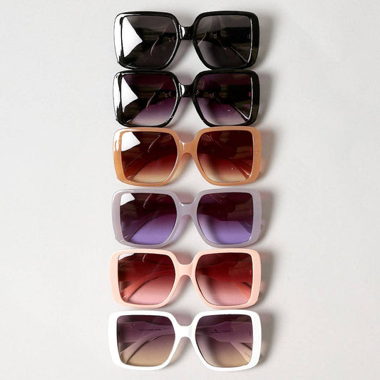 Women's Oversized Sunglasses, Assorted Colors