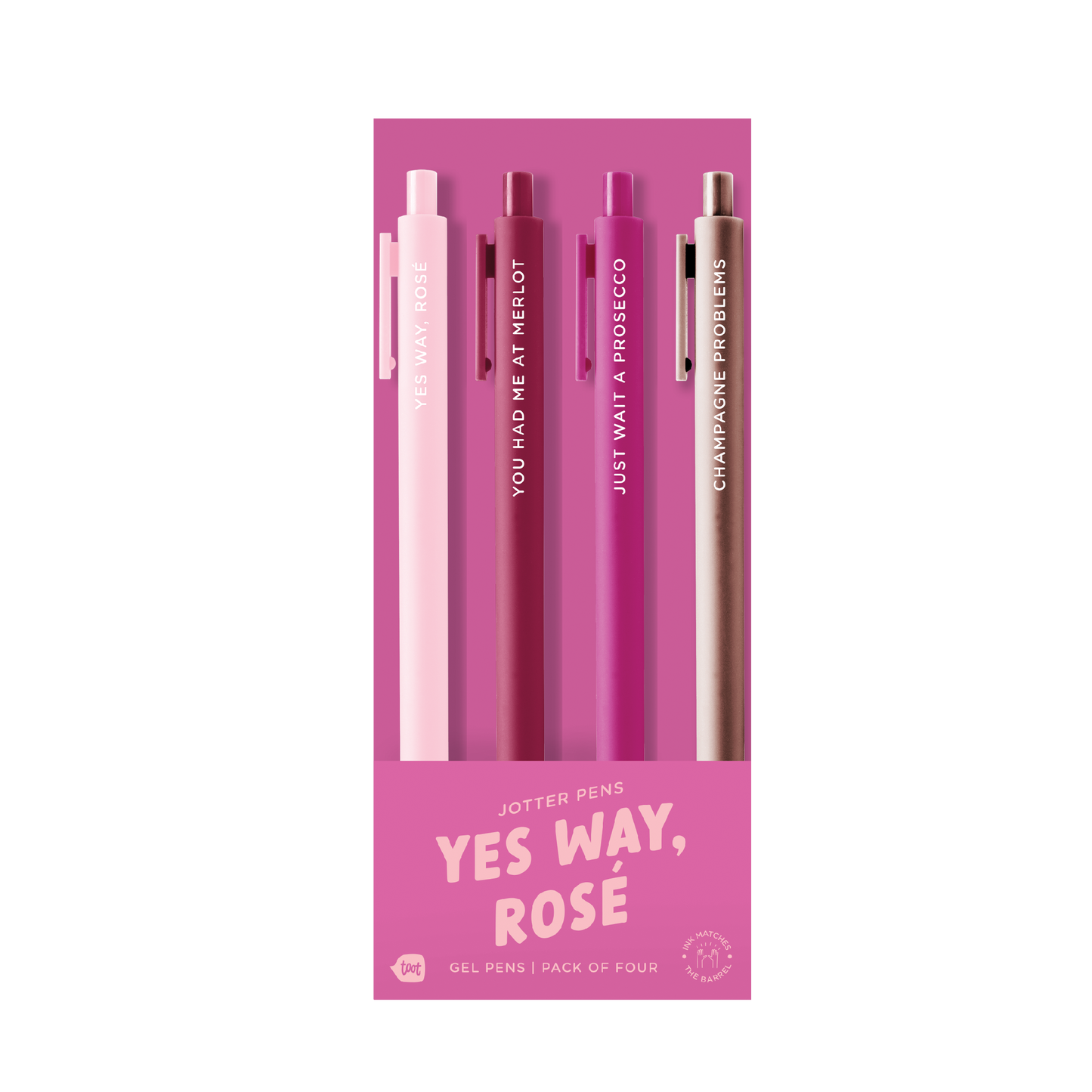 Holding It Together Jotter Pens, Set of 4