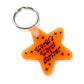 World's Worst Driver Star Shaped Keychain