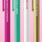 Harry S Jotter Gel Pens, Set of 4