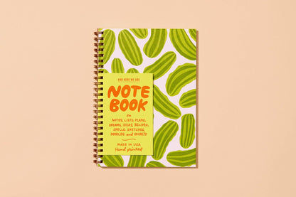 Pickles A5 Letterpress Spiral Notebook Fathers Day Gift Mothers Day