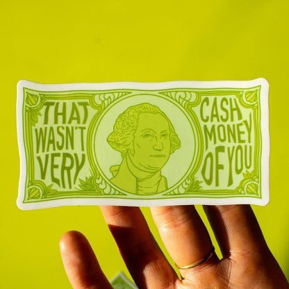 Cash Money Sticker
