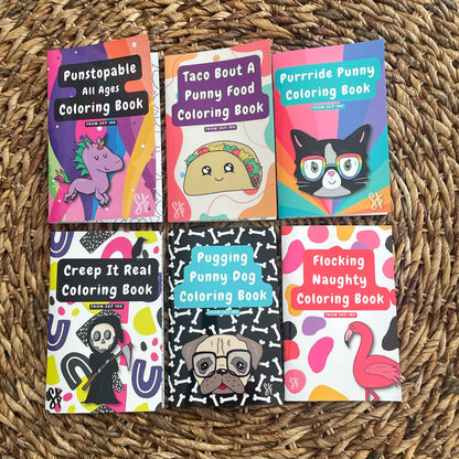 Taco Bout A Punny Food Coloring Book