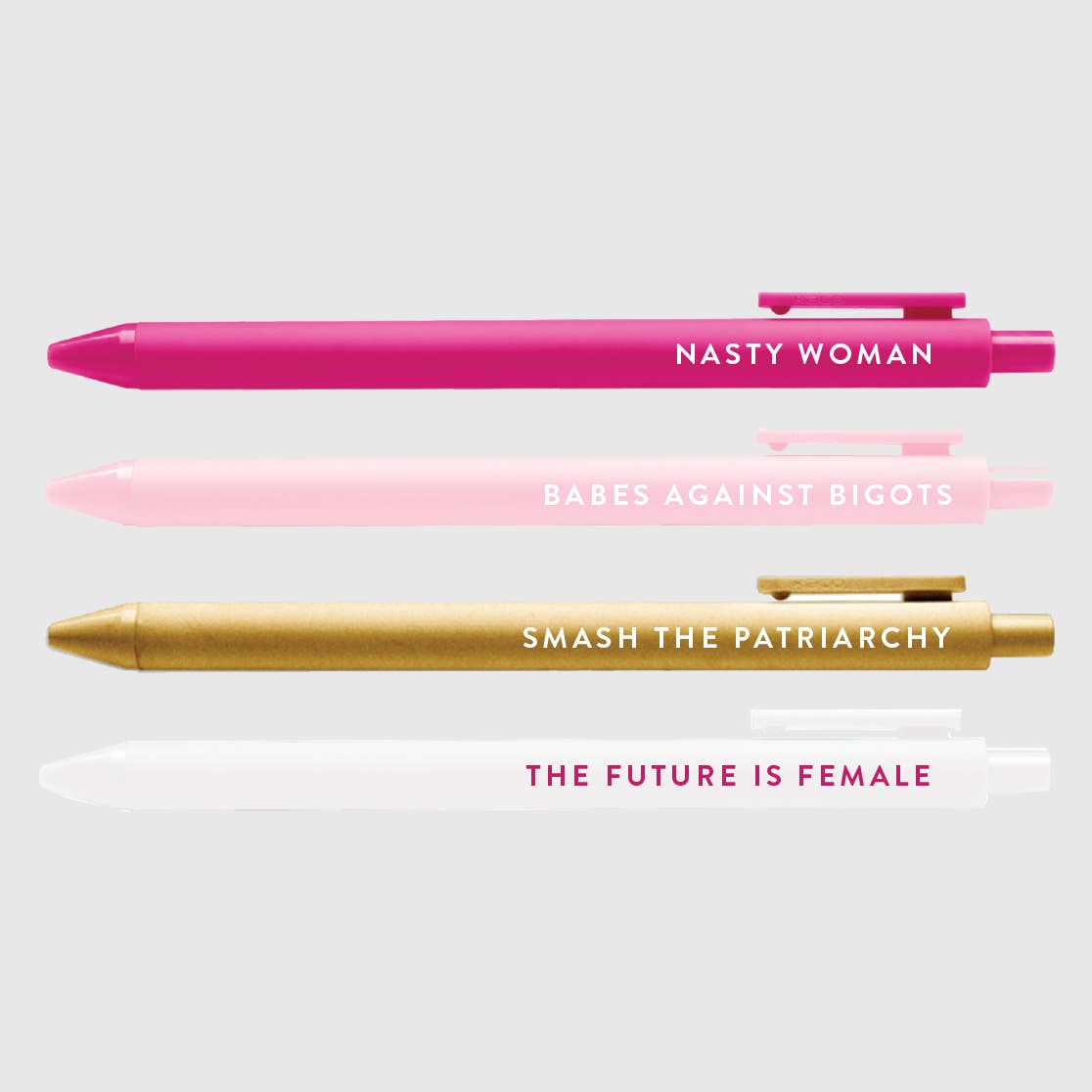 Feminist Jotter Pens, Set of 4