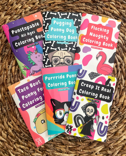 Taco Bout A Punny Food Coloring Book