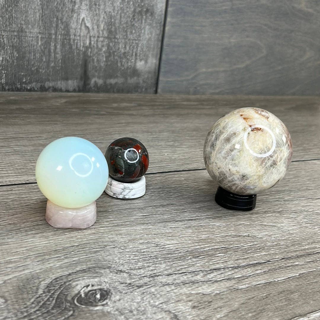 Rose Quartz 1-Inch Gemstone Incense Cone Stand