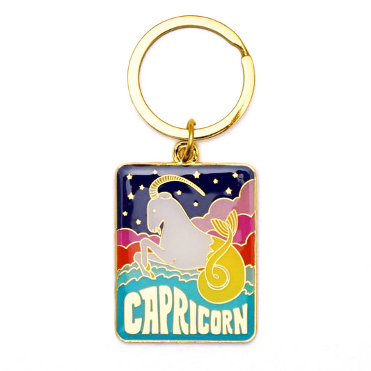 Capricorn Keychain