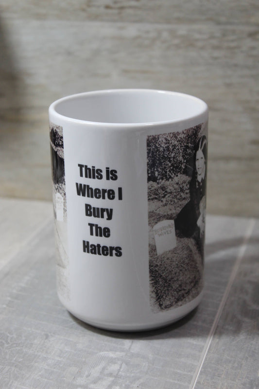 Wednesday Addams This is where I Bury the Haters Mug