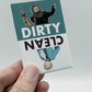 Blackbeard and Stede Dirty/Clean Dishwasher Magnet - OFMD