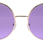 Haight Street - Sunglasses: Silver/Blue