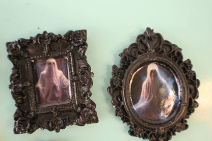Everyday Ghosts Mini Black Frame Magnet