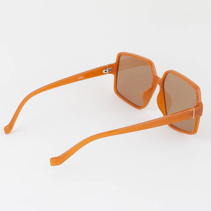 Bright Oversized Modern Gradient Box Sunglasses, Assorted Colors