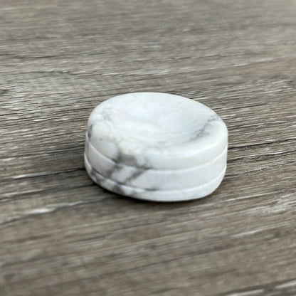 Howlite 1-Inch Gemstone Incense Cone Stand