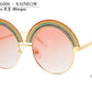 Rainbow - Sunglasses: Gold/Pink