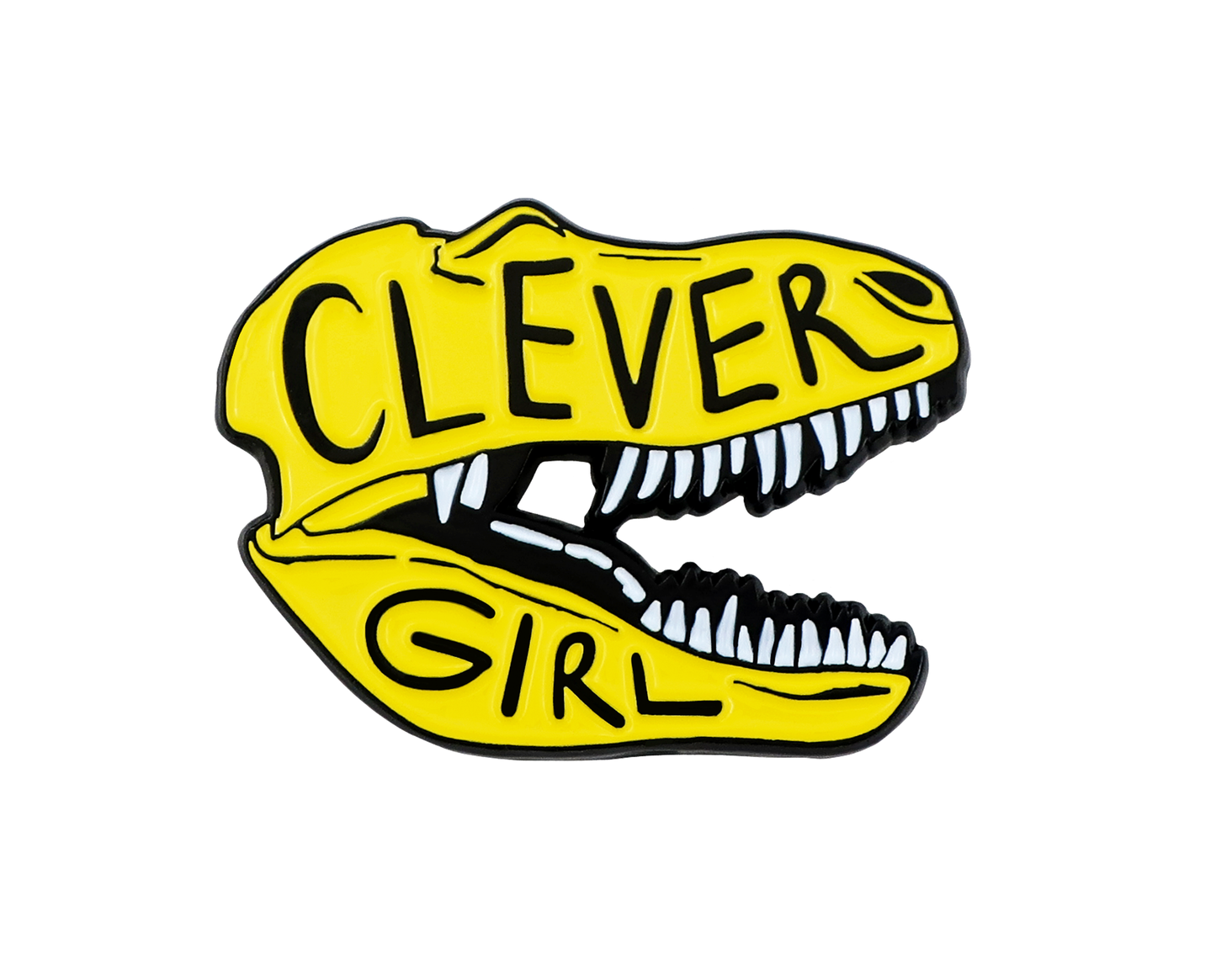 Pink Clever Girl Enamel Pin