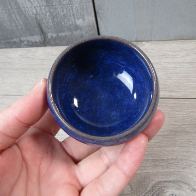 Blue 2.25-Inch Gemstone Incense Cone Stand