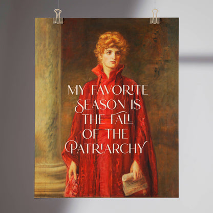 Fall of the Patriarchy Art Print, 8x10