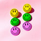 Retro Smiley Face Dangle Earrings