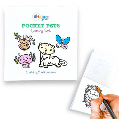 Pocket Pets Animal Designs Mini Coloring Book