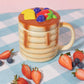 PANCAKE MUG with LID