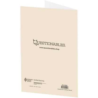 Birthday A Big Hit Greeting Card