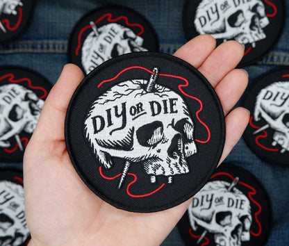 DIY or Die Embroidered Patch