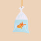 Goldfish in a Bag Air Freshener - Rain Scent - Fathers Day Gift Mothers Day Spring Easter