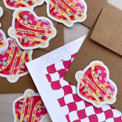Disco in Disconnecting From Reality Sticker