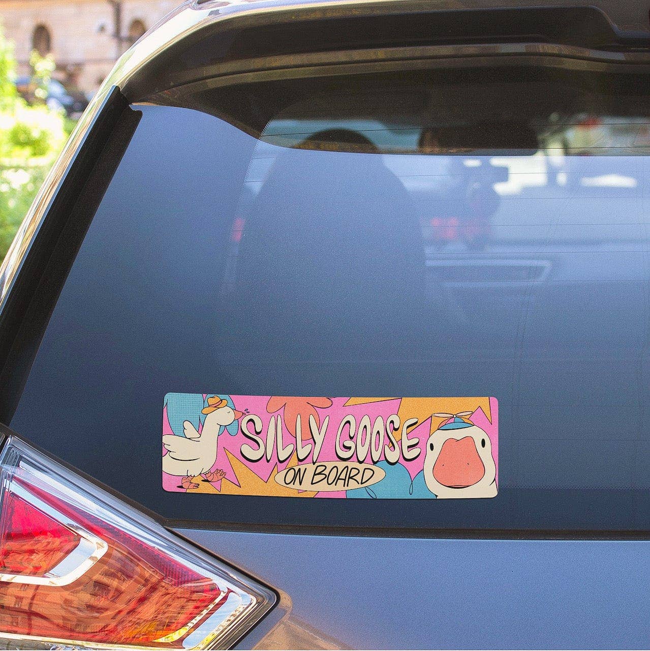 Silly Goose On Board Large Sticker