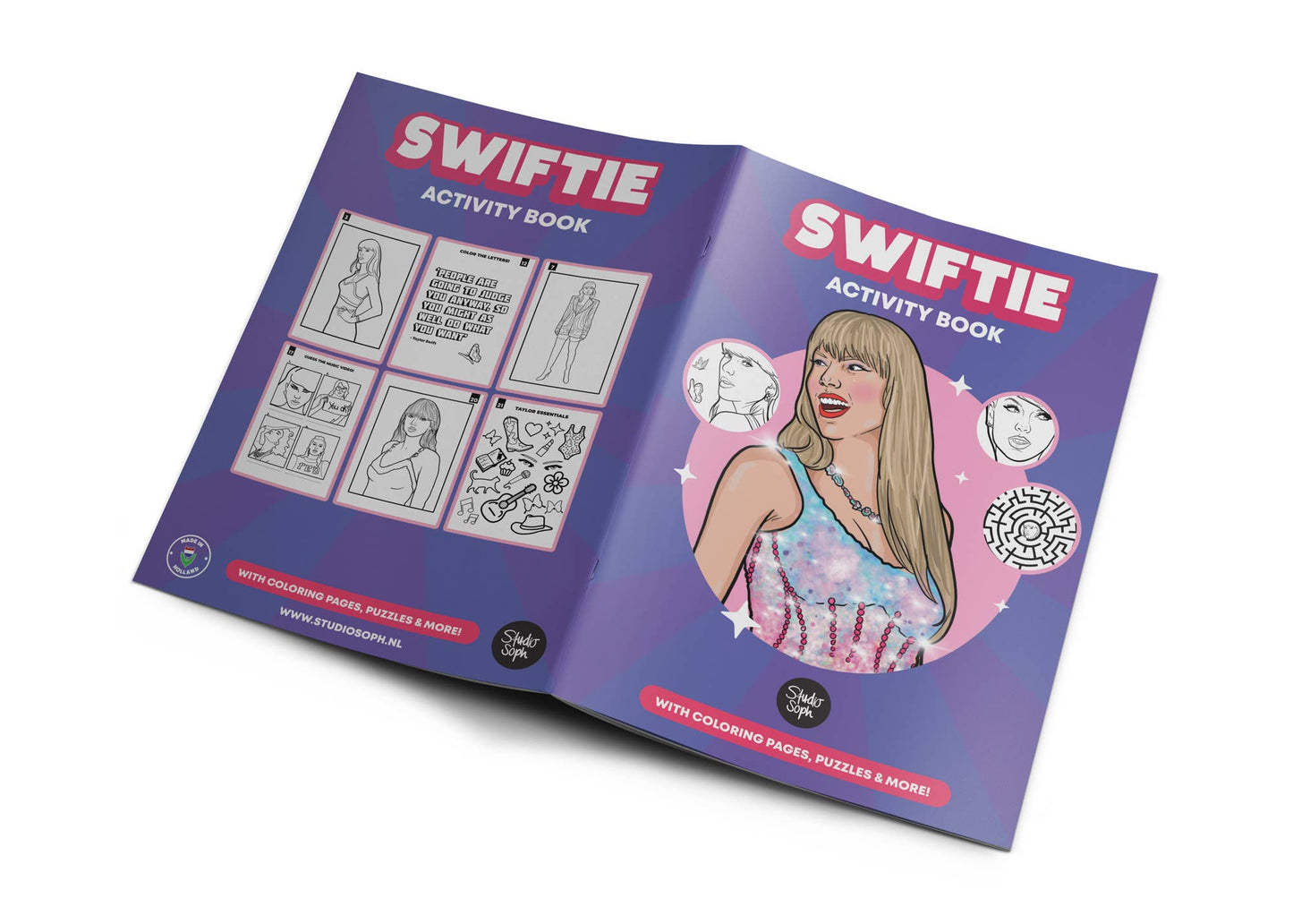 Taylor Swiftie Activity Book A4