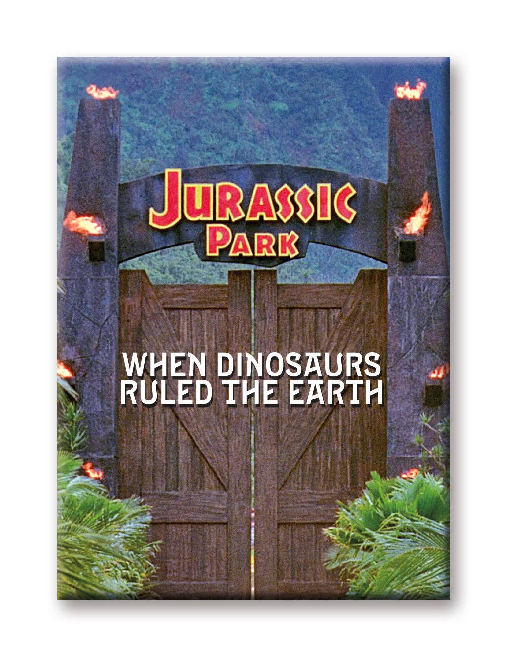 Jurassic Park - Gate Flat Magnet (2.5" x 3.5")