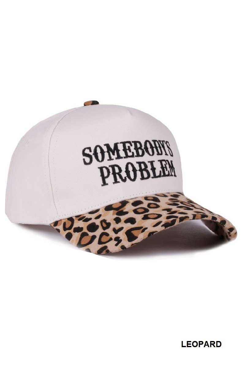 Dk Forest Somebody's Problem Two Tone Canvas Cotton Hat