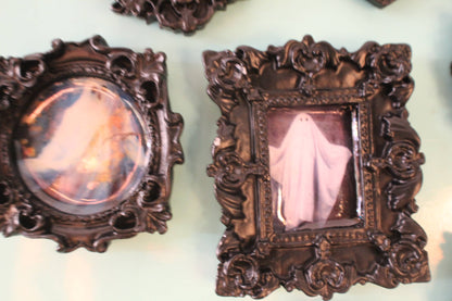 Everyday Ghosts Mini Black Frame Magnet