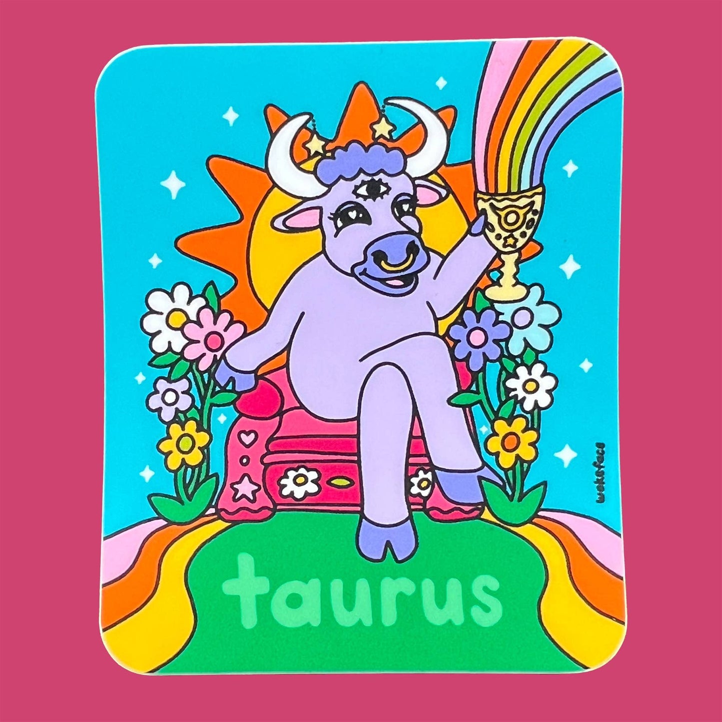 Taurus Zodiac Sticker