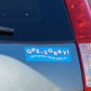 Ope, Sorry Vinyl Bumper Sticker - Midwest - Fathers Day Gift Mothers Day Spring Easter