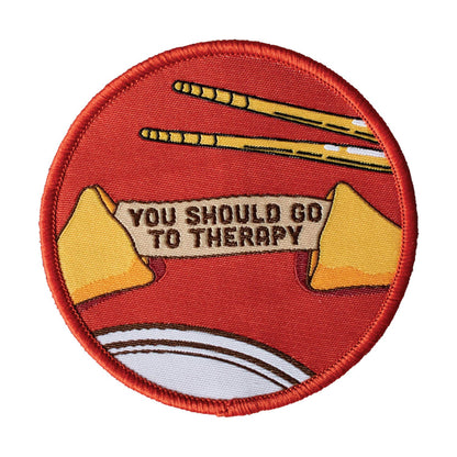 You Should Go To Therapy Embroidered Patch