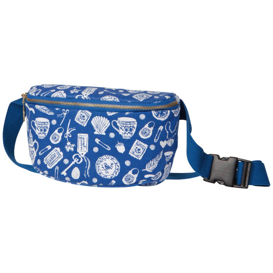 Blue Cotton Canvas Hip Bag Finders Keepers