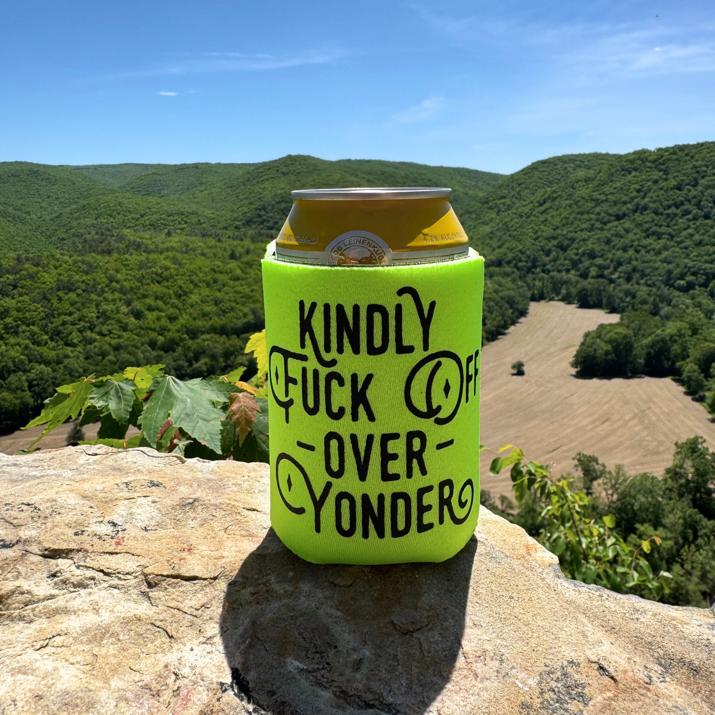 Raise Hell Hug Trees Koozie