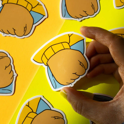 Arthur Fist Meme Sticker