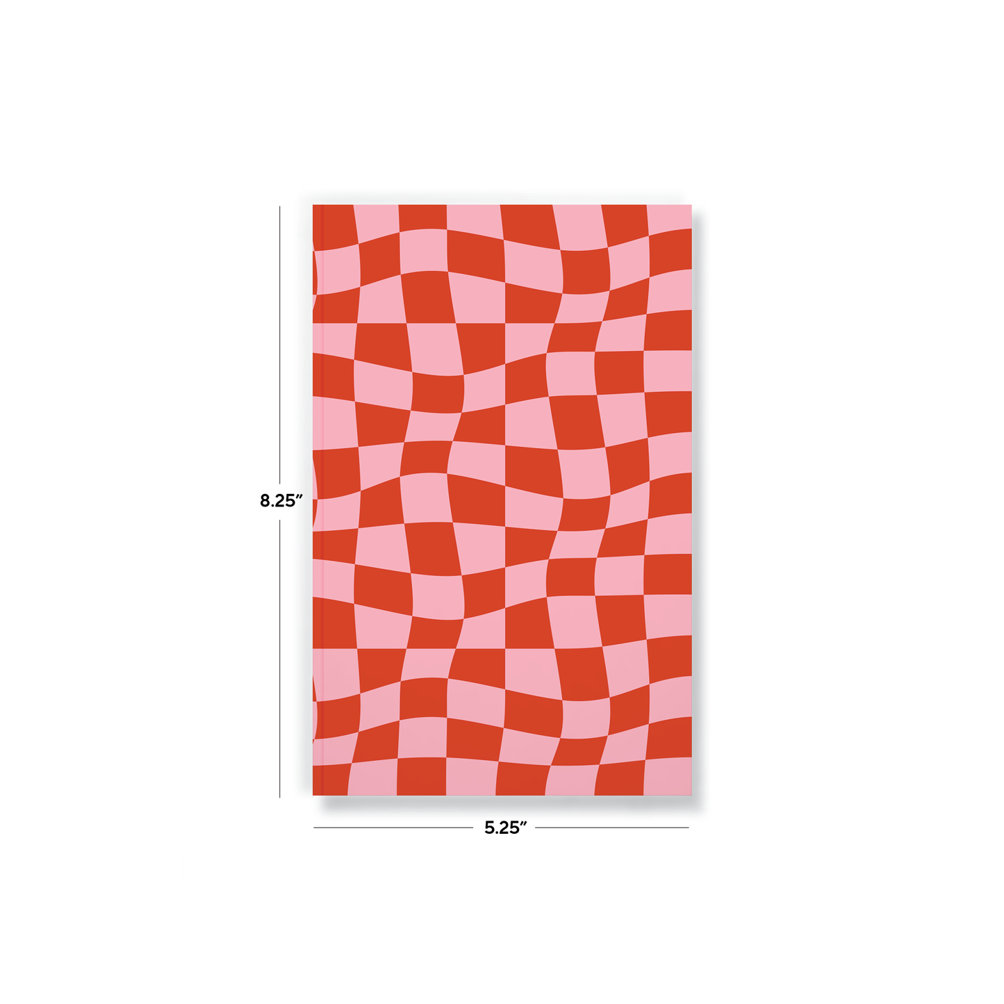 Wonky Checkers Classic Layflat Journal Notebook