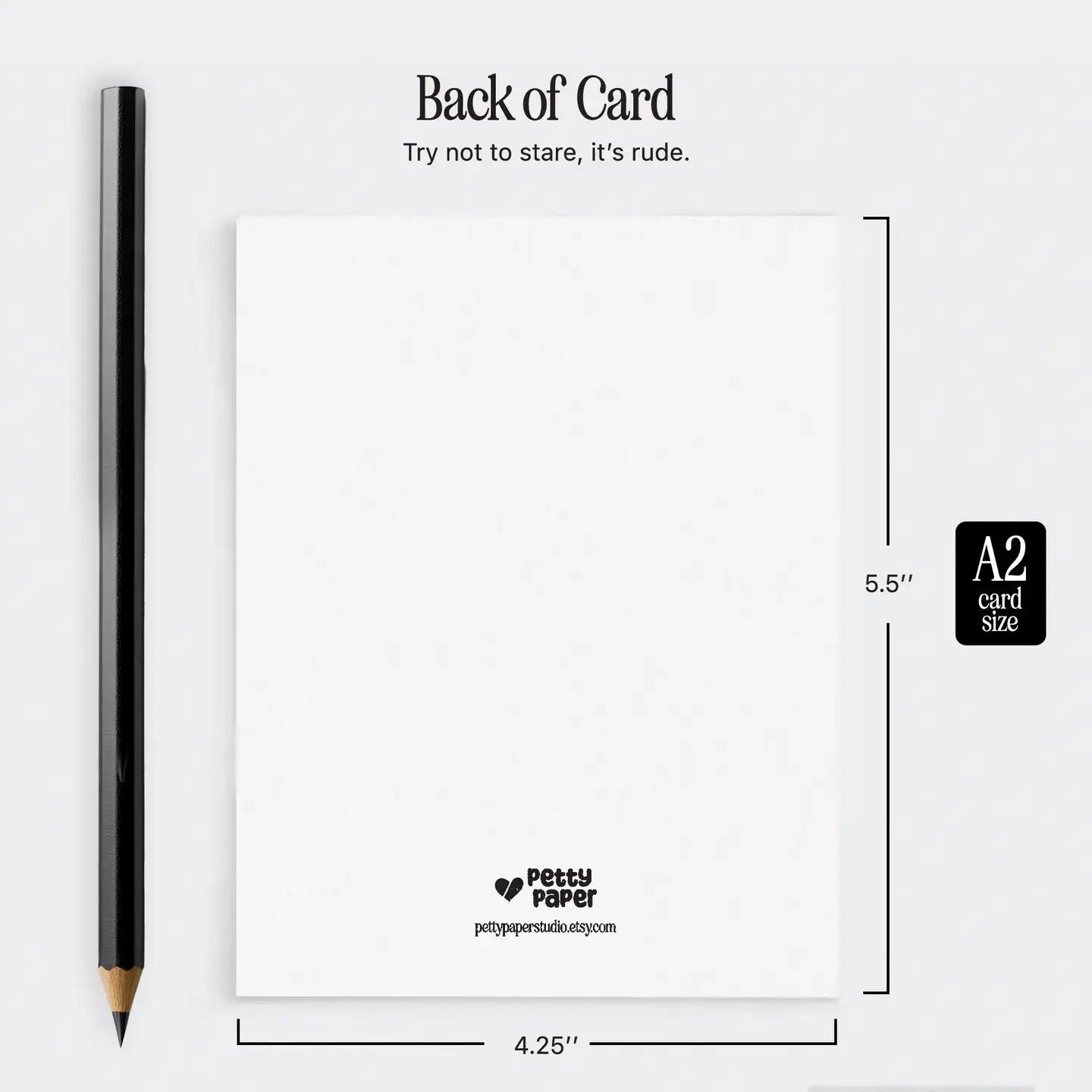 Lost Without You, Love, Thank You - A2 Greeting Card: Kraft