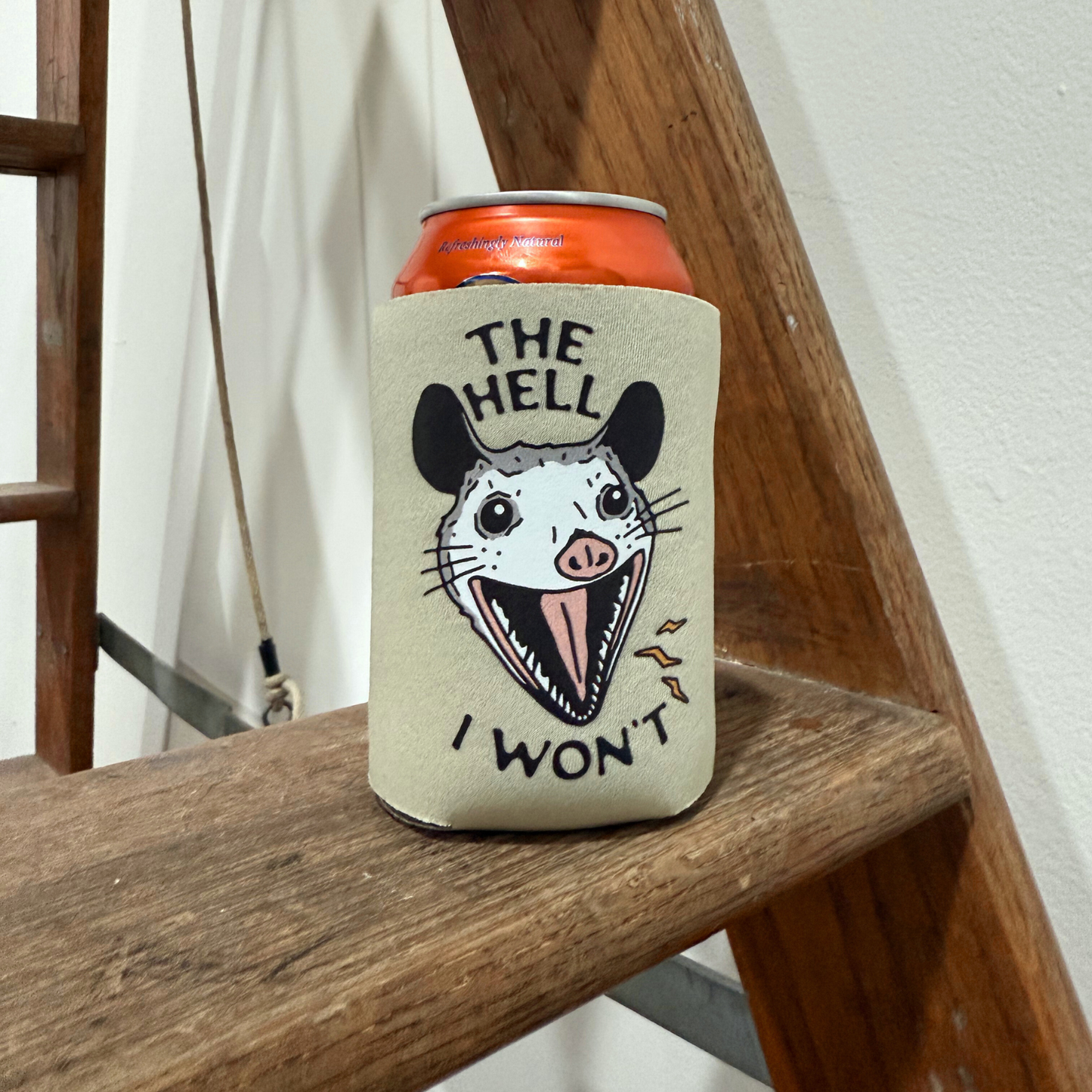Drunk skunk Koozie