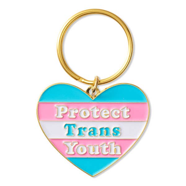 Protect Trans Youth Keychain