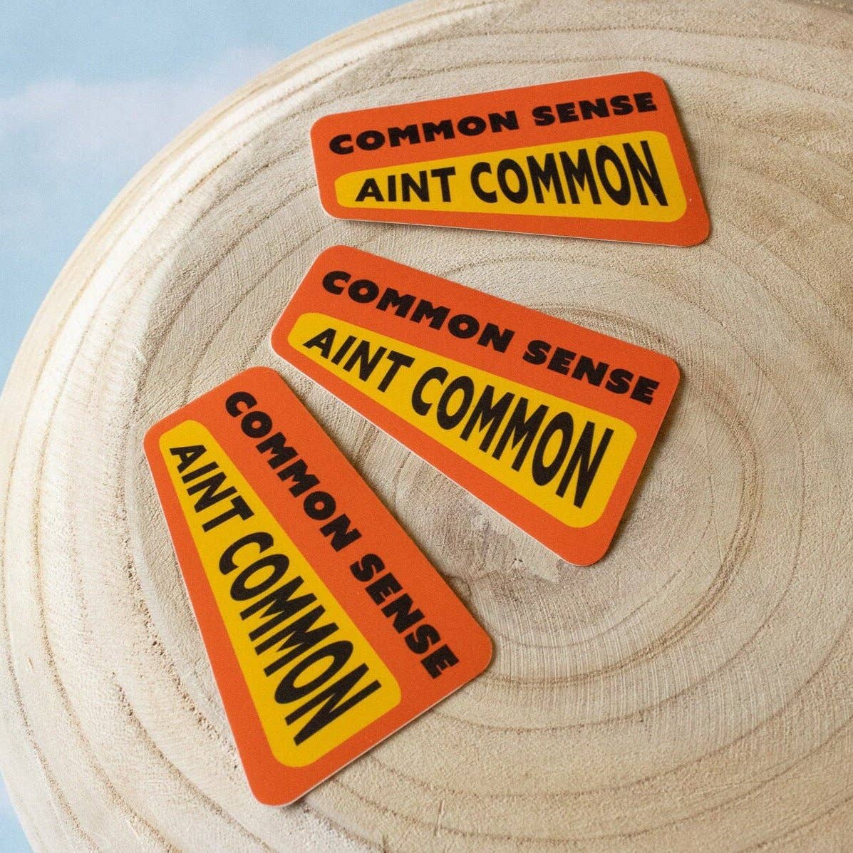 Common Sense Ain't Common Sticker