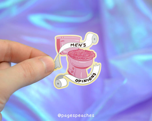 Men's Opinions Sticker