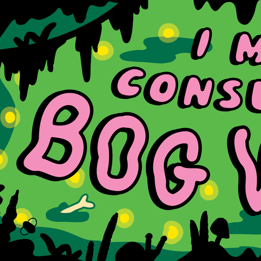 Bog Witch Sticker Bumper Sticker