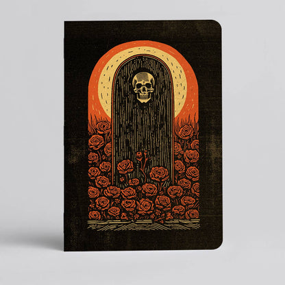Death Bed Blank Notebook