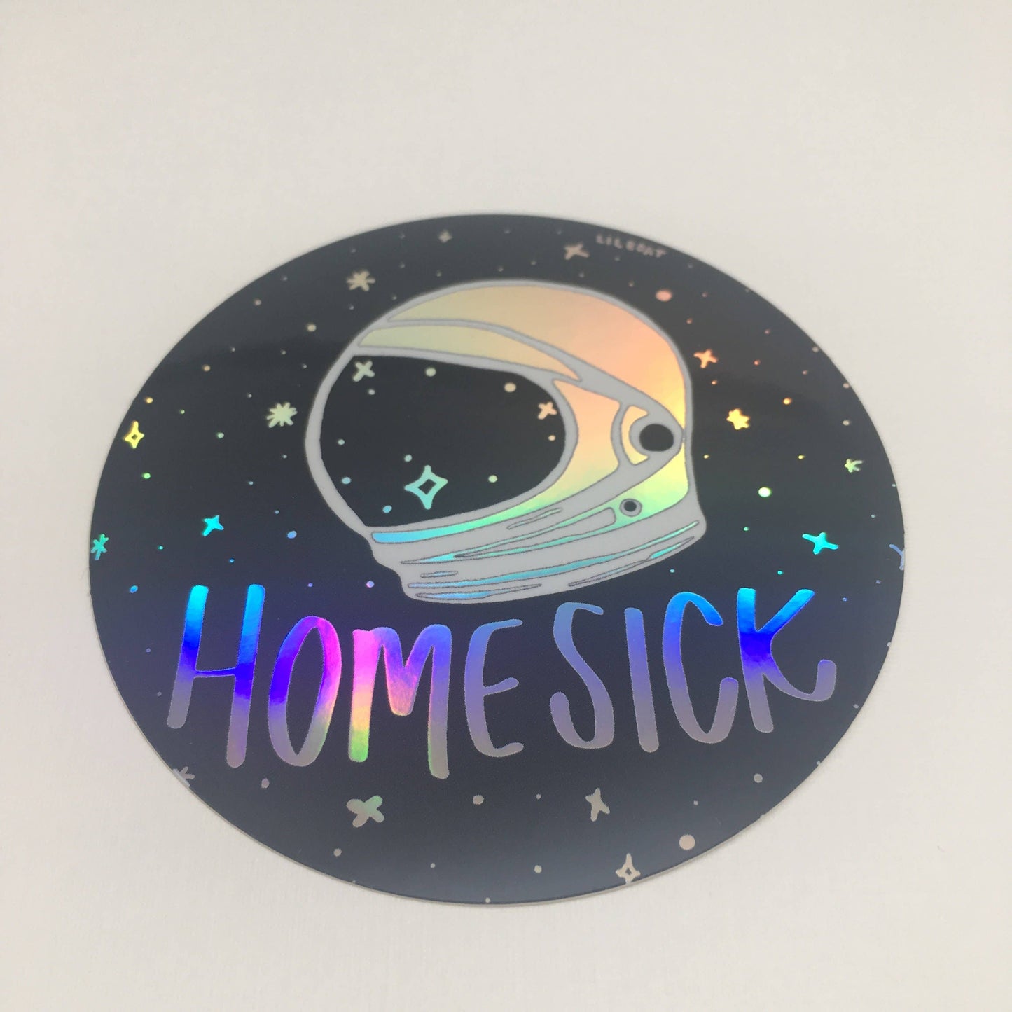 Homesick Holographic Sticker