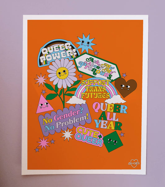 Patch Party Art Print