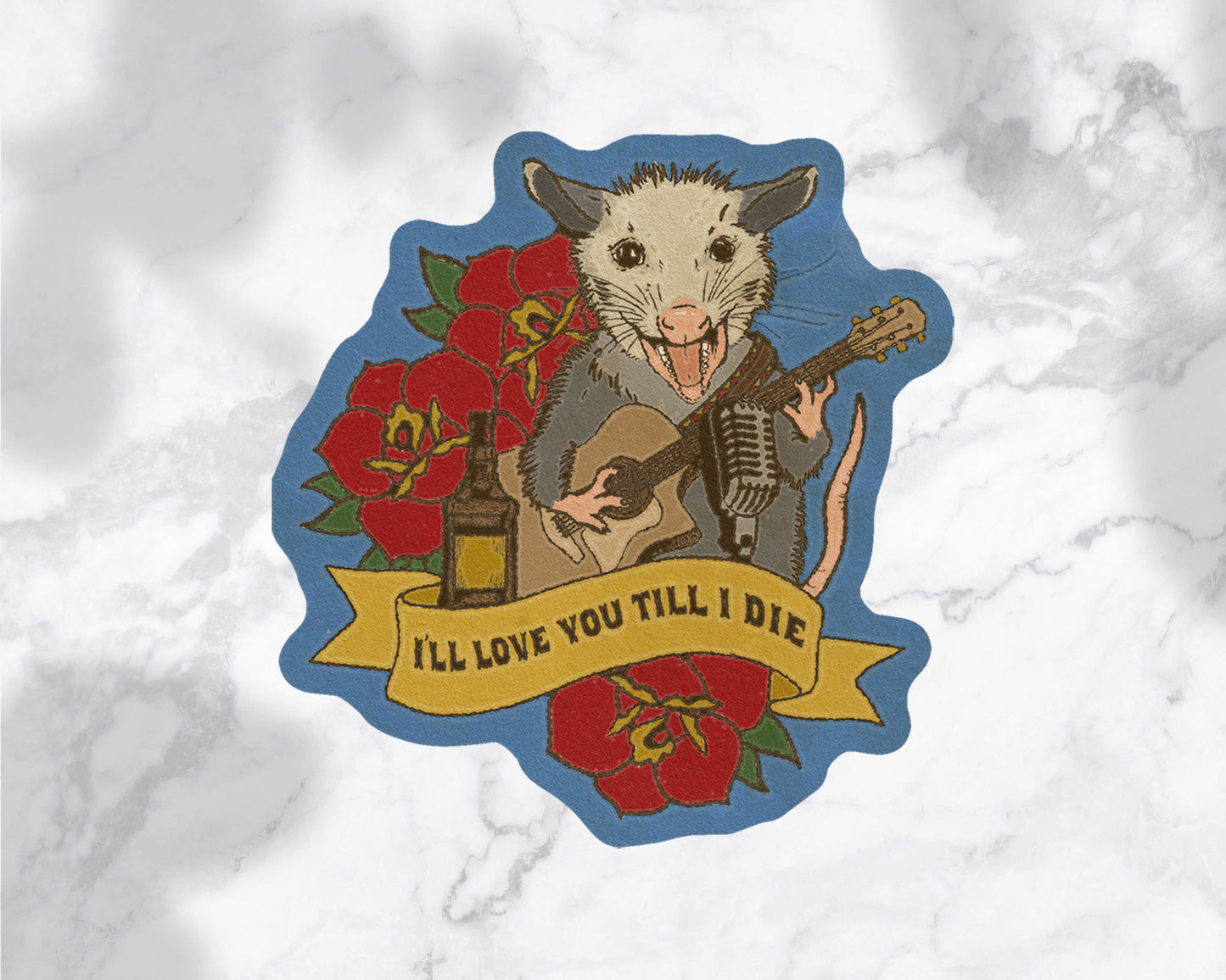 The Possum Sticker